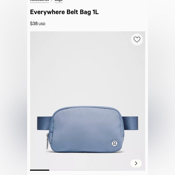 Lululemon Everywhere Belt Bag 1L - Blue - Picture 1 of 2